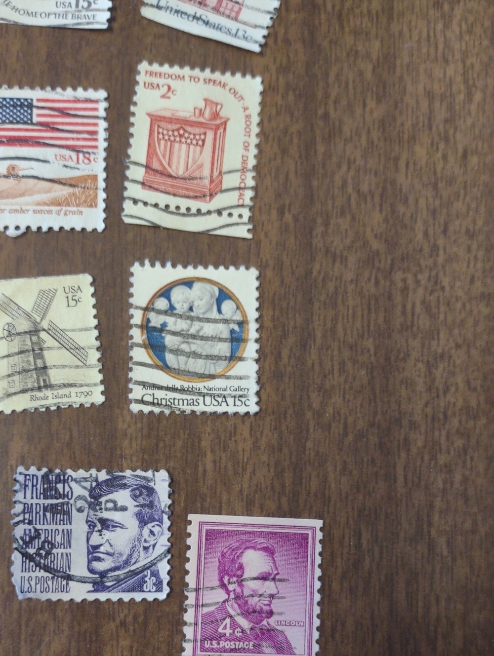 24 Vintage Mixed US Postage Stamp Lot - Picture 9 of 9
